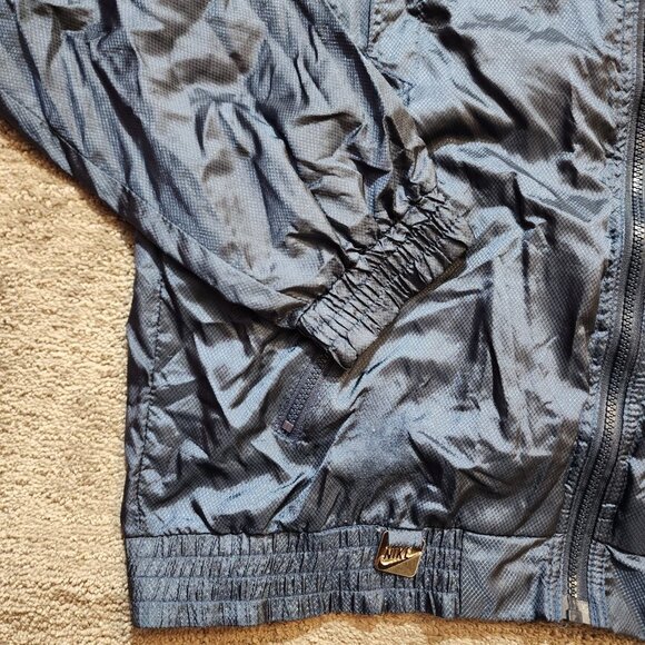 Nike Blue Windbreaker Jacket - Picture 2 of 15
